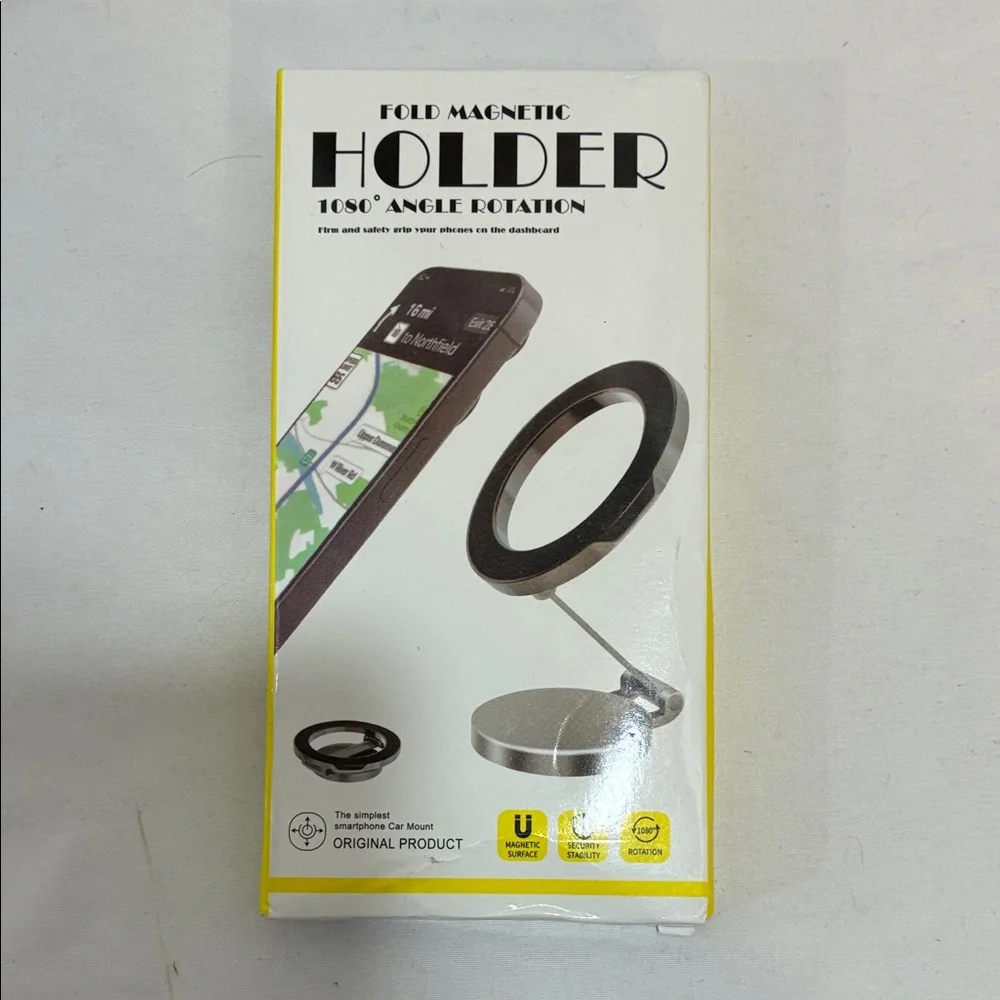 Fold Magnetic Holder - Black Phone Mount